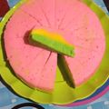 Cooksnap dari Rient Camel Da Silva untuk resep Rainbow cake kukus sederhana