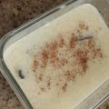 El cooksnap de Luz cuando hizo Arroz con leche a la cubana.