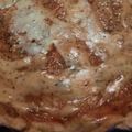 El cooksnap de jessica bustos cuando hizo Pizza Margarita de harina integral.