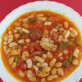El cooksnap de Manuel Trejo cuando hizo Alubias blancas con pollo y chorizo.