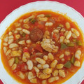 El cooksnap de Manuel Trejo cuando hizo Alubias blancas con pollo y chorizo.