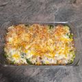 El cooksnap de Kami cuando hizo Brócoli, bechamel de champiñones y bacon.