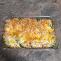 El cooksnap de Kami cuando hizo Brócoli, bechamel de champiñones y bacon.