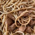 El cooksnap de Herenia García Velázquez cuando hizo Noodles con soja, pollo y verdura.
