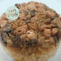Cooksnap dari Be-delicious untuk resep Nasi Tim Ayam Jamur