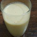 El cooksnap de Victoria Urzúa cuando hizo Smoothie naranja-plátano y avena.