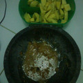 Cooksnap dari Khumaira Ira untuk resep Rujak Uleg Mangga