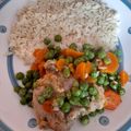 El cooksnap de Javiera Sanchez cuando hizo Pollo Arvejado.