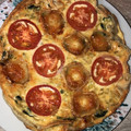 El cooksnap de Susana Blanco cuando hizo Quiche con vegetales 🥬.