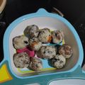 Cooksnap dari Ibrahim untuk resep Jumeokbap nasi kepal daging sapi giling mommylicious