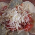 El cooksnap de Denis cuando hizo Sorrentinos de ricota, jamón, muzzarella y queso pategras.