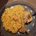 El cooksnap de Sole Pink cuando hizo Arroz con pollo y azafrán!.