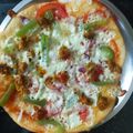 Rayyana Zakir's cooksnap of when they made சிக்கன் பீட்ஸா(chicken pizza recipe in tamil).