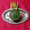 Arpita Shah's cooksnap of when they made ગ્રીન ચટણી (Green Chutney Recipe In Gujarati).
