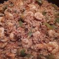 Cooksnap από Anmil στη συνταγή Γαρίδες με κόκκινη σάλτσα λαχανικών και καστανό ρύζι