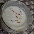 Shivani 's cooksnap of when they made Kesar lassi.