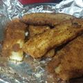 El cooksnap de Kristen Solis cuando hizo Pescado empanizado.