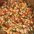 El cooksnap de Chef Kr cuando hizo Ceviche de Surimi.