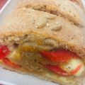 El cooksnap de 🇦🇷Patricia Pinola🇦🇷 cuando hizo Pan integral con ajíes catalanes y queso.