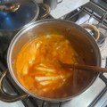 El cooksnap de Anahi Olguin p cuando hizo Sopa de papa con poro 🥔 🥣.