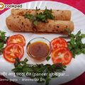 Seema gupta का कुकस्नैप जब उन्होंने पालक पराठा -पनीर मसाला रोल्स (Palak paratha - paneer masala rolls recipe in hindi) बनाया था।