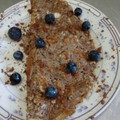 El cooksnap de Vanesa cuando hizo Panqueque de avena y cacao 🥞.