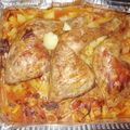 El cooksnap de Marta Gomez cuando hizo Pollo al horno con patatas a la cerveza.