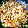 El cooksnap de Marlen cuando hizo Col (repollo)salteada con carne.