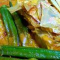 Cooksnap Julia ALeen Aireish semasa beliau membuat Kari ikan merah.