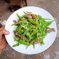 Cooksnap của Thu Mèo khi họ làm theo món Đậu ve xào thịt ba chỉ 🥩