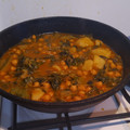 El cooksnap de Ramona Roncero cuando hizo Acelgas con patatas y garbanzos.