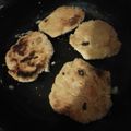 El cooksnap de Gaby Trombino cuando hizo Hamburguesas de garbanzos.