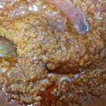 Cooksnap Wan Aslan semasa beliau membuat Kuah kacang mudah.