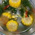 Cooksnap dari chrantyn untuk resep Sayur bening bayam jagung suegerrrr