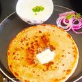 Indra Sen का कुकस्नैप जब उन्होंने आलू का पराठा (aloo ka paratha recipe in Hindi) बनाया था।