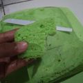Cooksnap dari Dapur Mama Arsa untuk resep Bolu Pandan Kukus irit simple cepet bikinnya