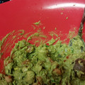 Lakin's cooksnap of when they made Guacamole.