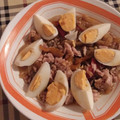 El cooksnap de Francisco Casany cuando hizo Ensalada de pimientos, tomate, berenjena, cebolla, calabacín.