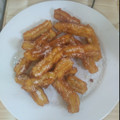 El cooksnap de Amy Nae cuando hizo Churros caseros con leche.