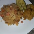 El cooksnap de Silvia Cristina Granobles cuando hizo Arroz con camarón.