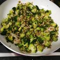 El cooksnap de Ille Diez Rubio cuando hizo Arroz integral y quinoa con brócoli.