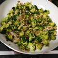El cooksnap de Ille Diez Rubio cuando hizo Arroz integral y quinoa con brócoli.