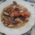 El cooksnap de mdcarrilloescobar cuando hizo Fabes con almejas.