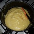 El cooksnap de Marce cuando hizo Crema pastelera.