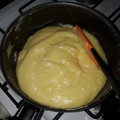 El cooksnap de Marce cuando hizo Crema pastelera.