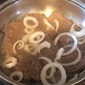 El cooksnap de Jany cuando hizo Bistec de Res Encebollado.