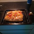 El cooksnap de Orlando Nahuel Vázquez cuando hizo Salmón al horno.
