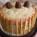 Cooksnap dari Dewi Santi untuk resep 742. Bolu Lapis Panggang 3 Rasa