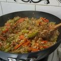 El cooksnap de Soledad Perdomo cuando hizo Wok de verduras con arroz integral.