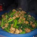 Cooksnap dari Fadhila Ae untuk resep Kangkung tumis pedas tempe toge